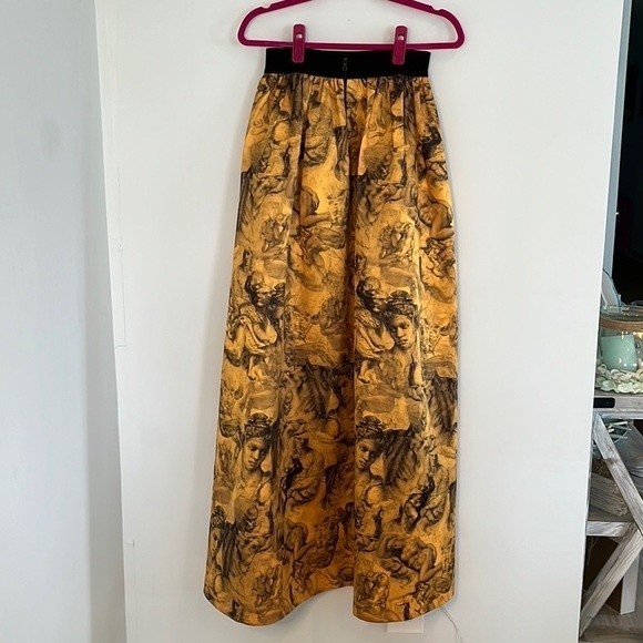 Alice + Olivia “Tina” angelo collage cherub Angel print ballgown skirt 2 NWT - Picture 5 of 5